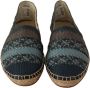 Dolce & Gabbana Blauw Grijs Slip On Buffalo Espadrille Schoenen Blue - Thumbnail 14