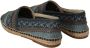 Dolce & Gabbana Blauw Grijs Slip On Buffalo Espadrille Schoenen Blue - Thumbnail 16