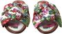 Dolce & Gabbana Exclusieve Bloemenprint Platte Sandalen Multicolor Dames - Thumbnail 3