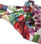 Dolce & Gabbana Exclusieve Bloemenprint Platte Sandalen Multicolor Dames - Thumbnail 9