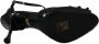 Dolce & Gabbana Zwarte Mesh T-Strap Hoge Hak Sandalen Black Dames - Thumbnail 2