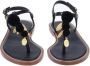 Dolce & Gabbana Flat Sandals Black Dames - Thumbnail 8
