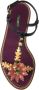 Dolce & Gabbana Platte Sandalen met Prachtige Decoraties Brown Dames - Thumbnail 12