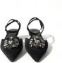 Dolce & Gabbana Kristallen Point-Toe Slingback Flats Black Dames - Thumbnail 12