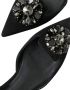 Dolce & Gabbana Kristallen Point-Toe Slingback Flats Black Dames - Thumbnail 15