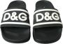 Dolce & Gabbana Flat Sandals Black Dames - Thumbnail 21