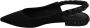 Dolce & Gabbana Black Flats Slingback Charmeuse Shoes Zwart Dames - Thumbnail 4