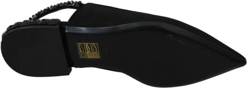 Dolce & Gabbana Flat Sandals Black Dames