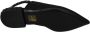 Dolce & Gabbana Black Flats Slingback Charmeuse Shoes Zwart Dames - Thumbnail 5