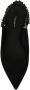 Dolce & Gabbana Black Flats Slingback Charmeuse Shoes Zwart Dames - Thumbnail 6