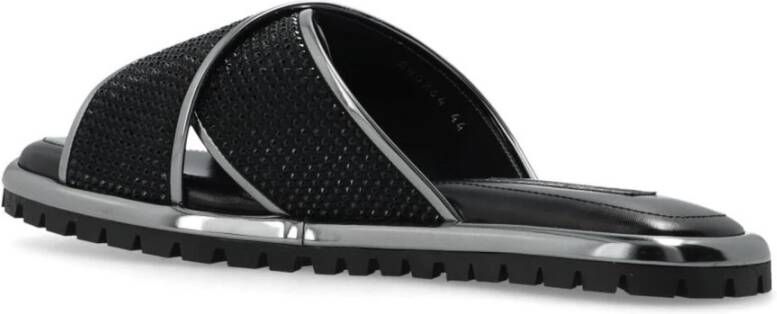 Dolce & Gabbana Flat Sandals Black Heren
