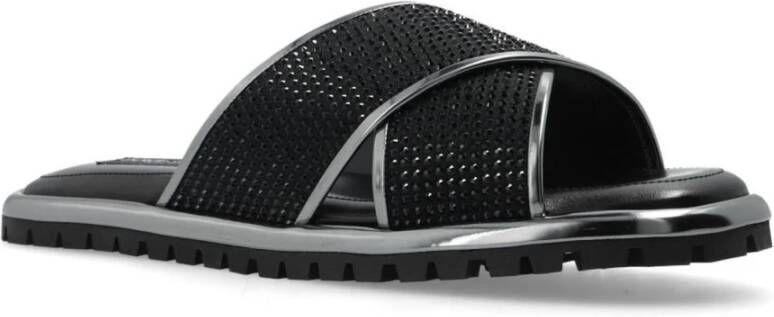 Dolce & Gabbana Flat Sandals Black Heren