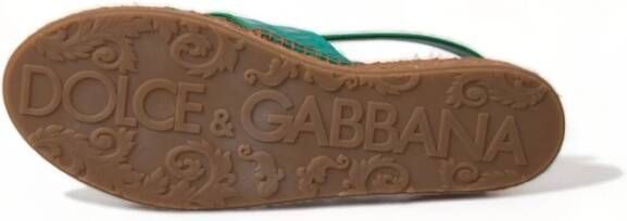 Dolce & Gabbana Flat Sandals Blue Dames