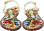 Dolce & Gabbana Multicolor Majolica Kristal Sandalen Multicolor Dames - Thumbnail 6