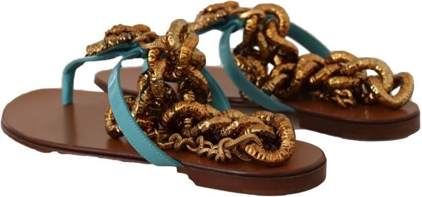 Dolce & Gabbana Flat Sandals Multicolor Dames