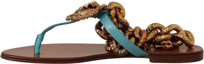 Dolce & Gabbana Flat Sandals Multicolor Dames