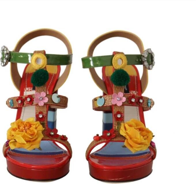 Dolce & Gabbana Flat Sandals Multicolor Dames