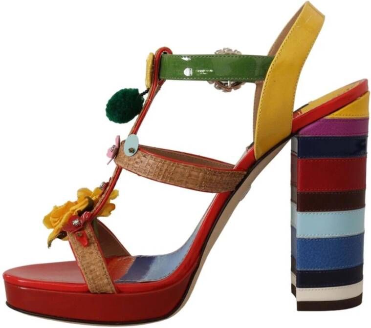 Dolce & Gabbana Flat Sandals Multicolor Dames