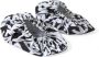 Dolce & Gabbana Witte Logo Print Nylon Slip On Flats Schoenen - Thumbnail 9