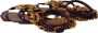 Dolce & Gabbana Platte Gladiator Sandalen met Hart Hanger en Gouden Ketting Brown Dames - Thumbnail 5