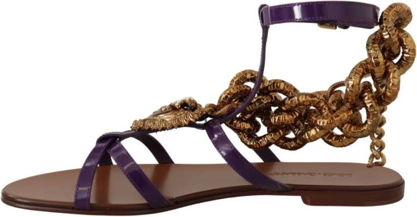 Dolce & Gabbana Flat Sandals Multicolor Dames