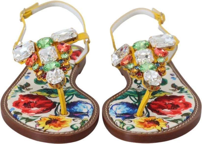 Dolce & Gabbana Flat Sandals Multicolor Dames