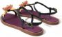 Dolce & Gabbana Platte Sandalen met Prachtige Decoraties Brown Dames - Thumbnail 4