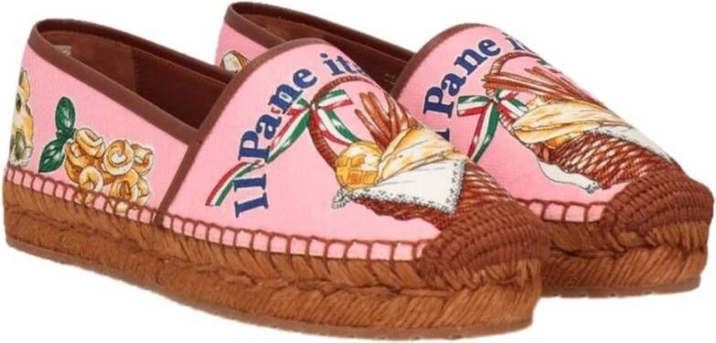 Dolce & Gabbana Flat Sandals Pink Dames