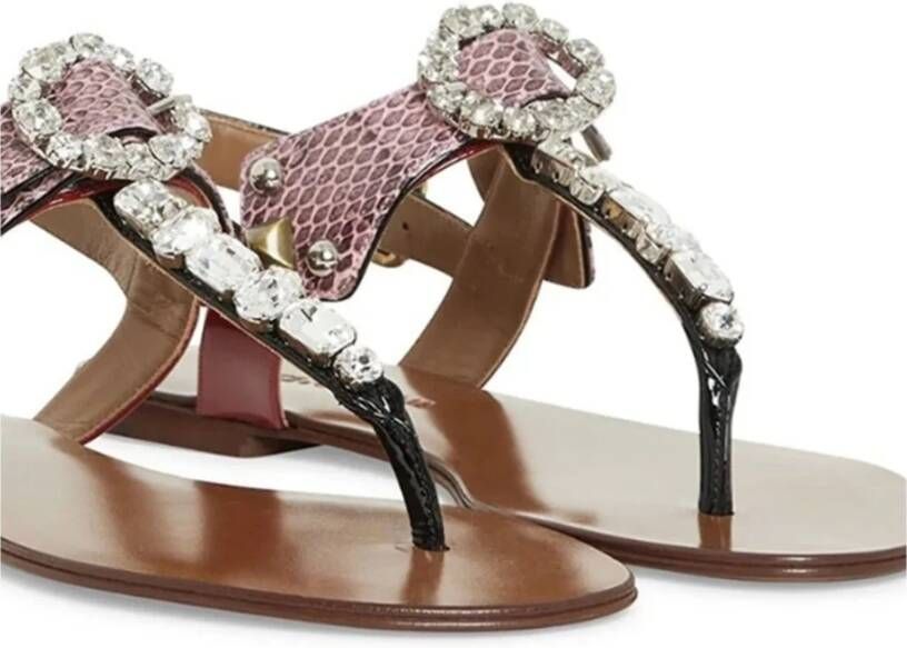 Dolce & Gabbana Flat Sandals Pink Dames