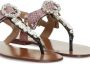Dolce & Gabbana Leren Sandalen Kristalversiering Vrouwen Multicolor Dames - Thumbnail 12