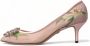 Dolce & Gabbana Elegante Roze Bloemen Kristal Pumps Pink Dames - Thumbnail 3