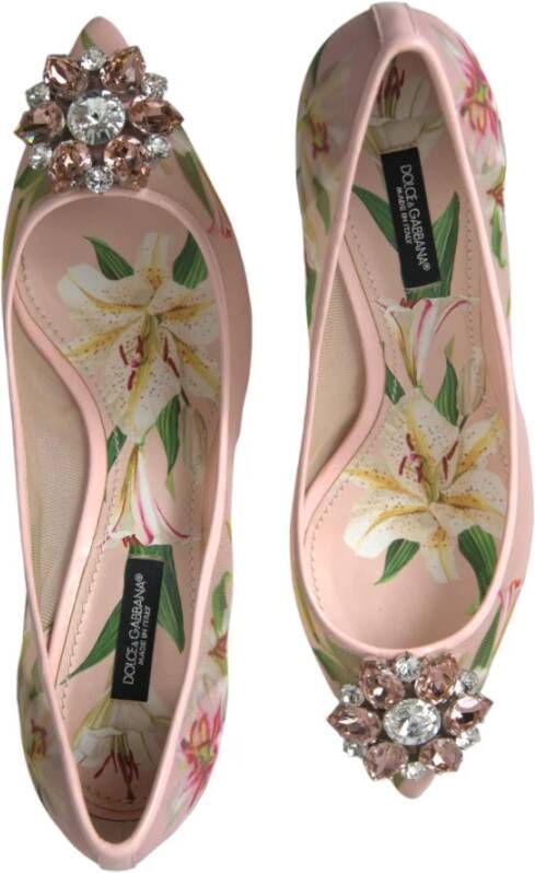 Dolce & Gabbana Flat Sandals Pink Dames