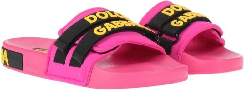 Dolce & Gabbana Flat Sandals Pink Dames