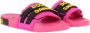 Dolce & Gabbana Stijlvolle Logo Beachwear Flats Sandalen Pink Dames - Thumbnail 2