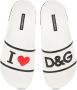Dolce & Gabbana Witte Rubberen Slippers Compact Ontwerp White Dames - Thumbnail 10