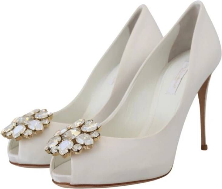 Dolce & Gabbana Flat Sandals White Dames