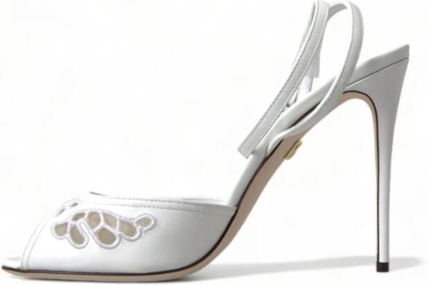 Dolce & Gabbana Flat Sandals White Dames