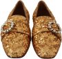 Dolce & Gabbana Flat Sandals Yellow Dames - Thumbnail 5