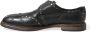Dolce & Gabbana Elegante Monniksband Kalfsleren Schoenen Black Heren - Thumbnail 14