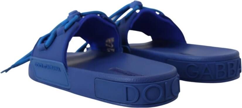 Dolce & Gabbana Flip Flops Blauw Heren