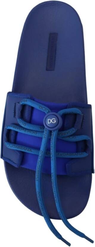 Dolce & Gabbana Flip Flops Blauw Heren