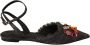Dolce & Gabbana Floral Crystal verfraaide platte sandalen - Thumbnail 2