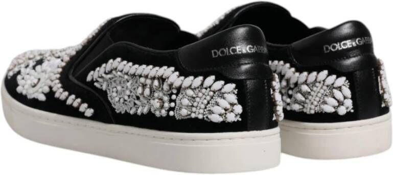 Dolce & Gabbana Fluwelen Instap Sneakers