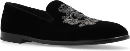 Dolce & Gabbana Fluwelen loafers Black Heren