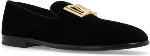 Dolce & Gabbana Fluwelen loafers Black Heren