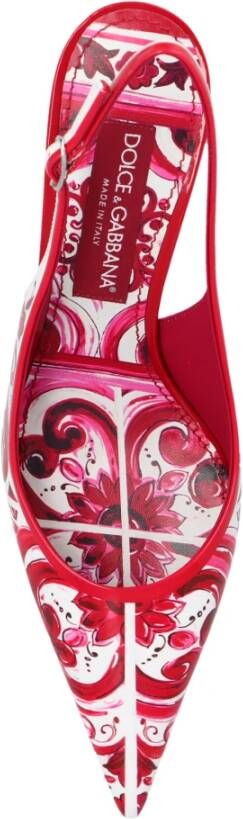 Dolce & Gabbana Gebloemde pumps Roze Dames