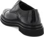 Dolce & Gabbana Geborsteld leren Brogue Oxford Veterschoenen Black Heren - Thumbnail 3