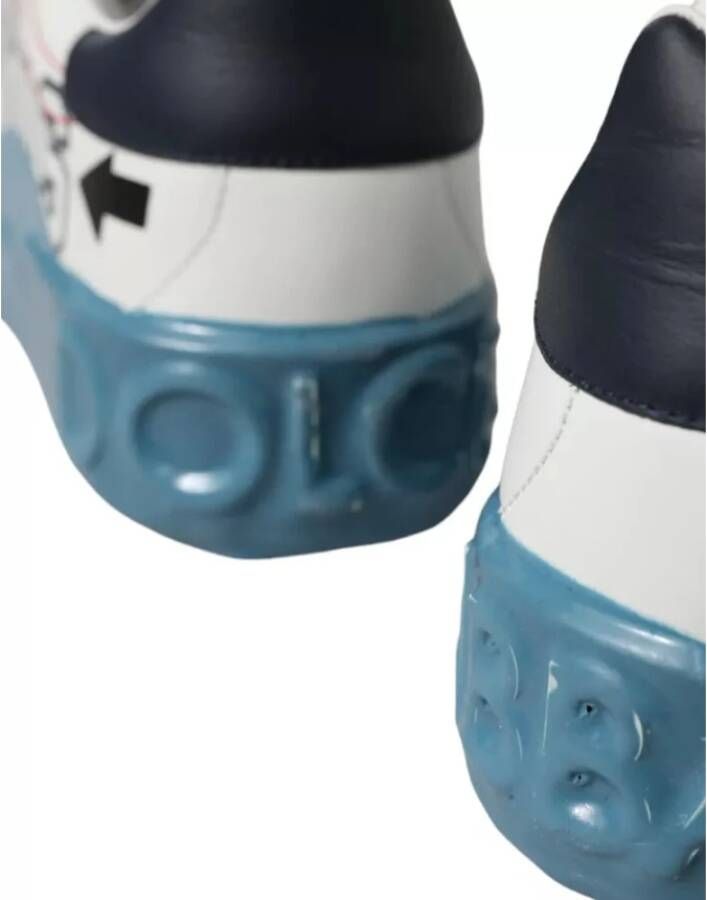 Dolce & Gabbana Gedrukte Portofino Lage Sneakers
