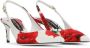 Dolce & Gabbana Gedrukte stof Slingbacks White Dames - Thumbnail 2