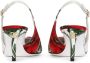 Dolce & Gabbana Gedrukte stof Slingbacks White Dames - Thumbnail 4